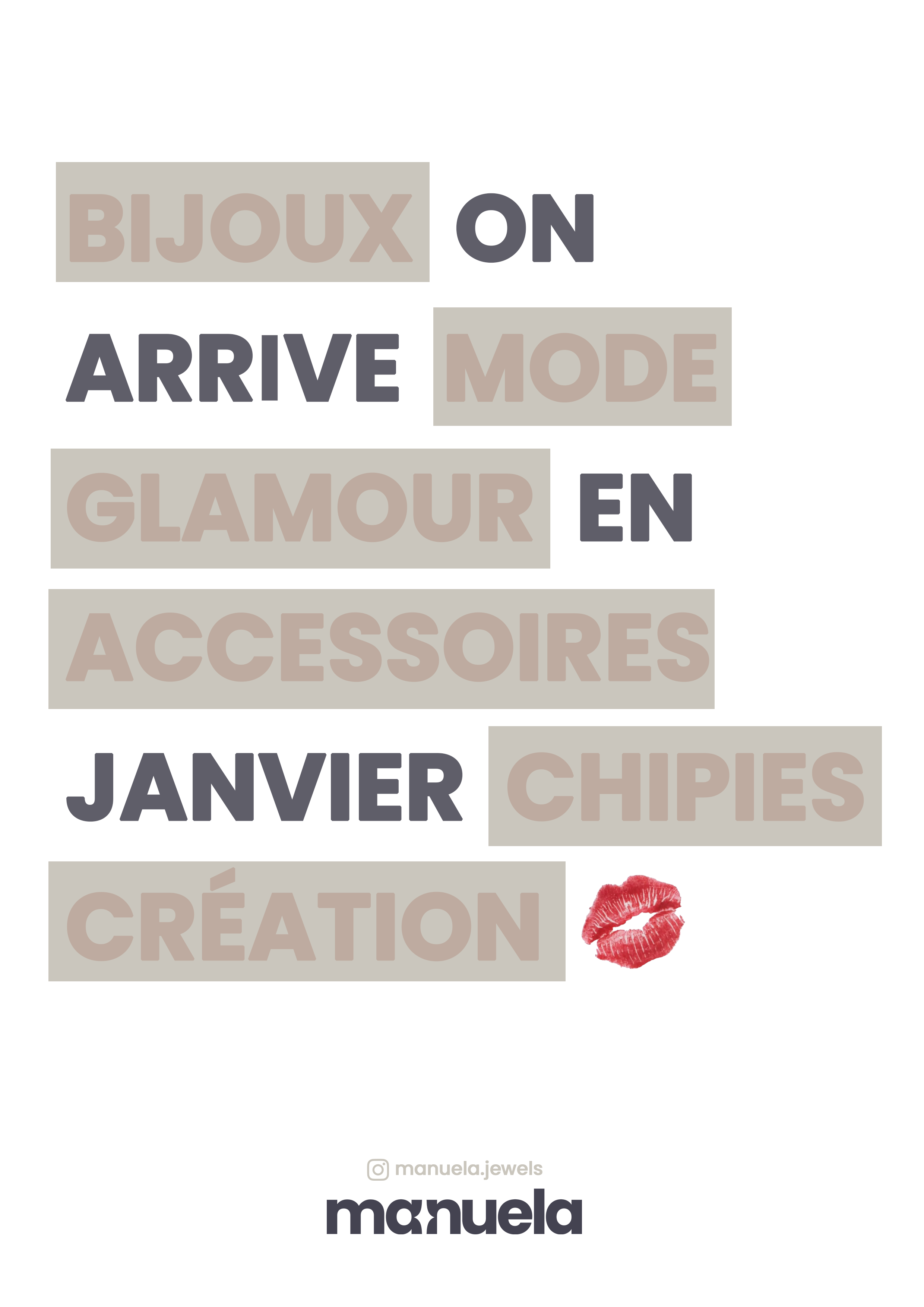 Affiche promotionnelle Manuela Jewels